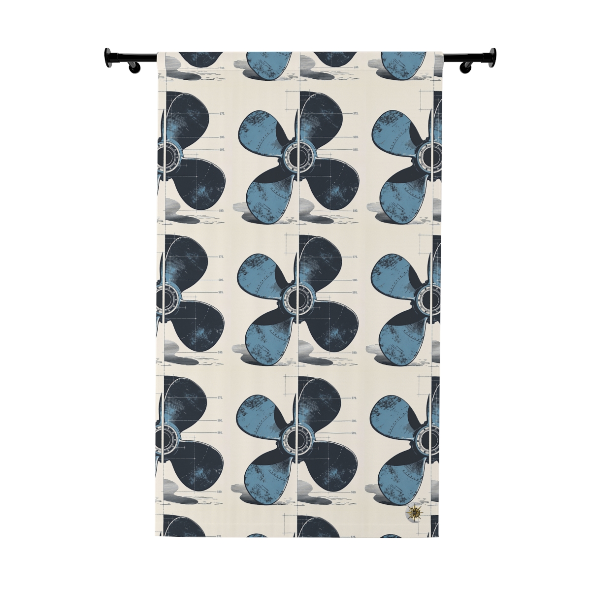 Original Art 1545 Blackout Window Curtain Panel