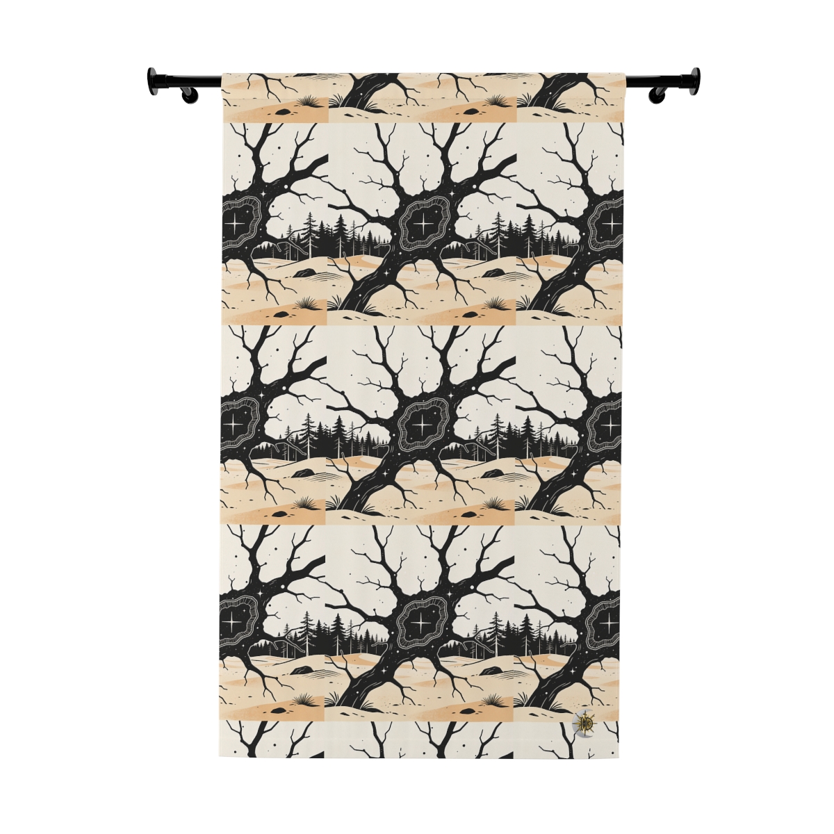 Original Art 1547 Blackout Window Curtain Panel