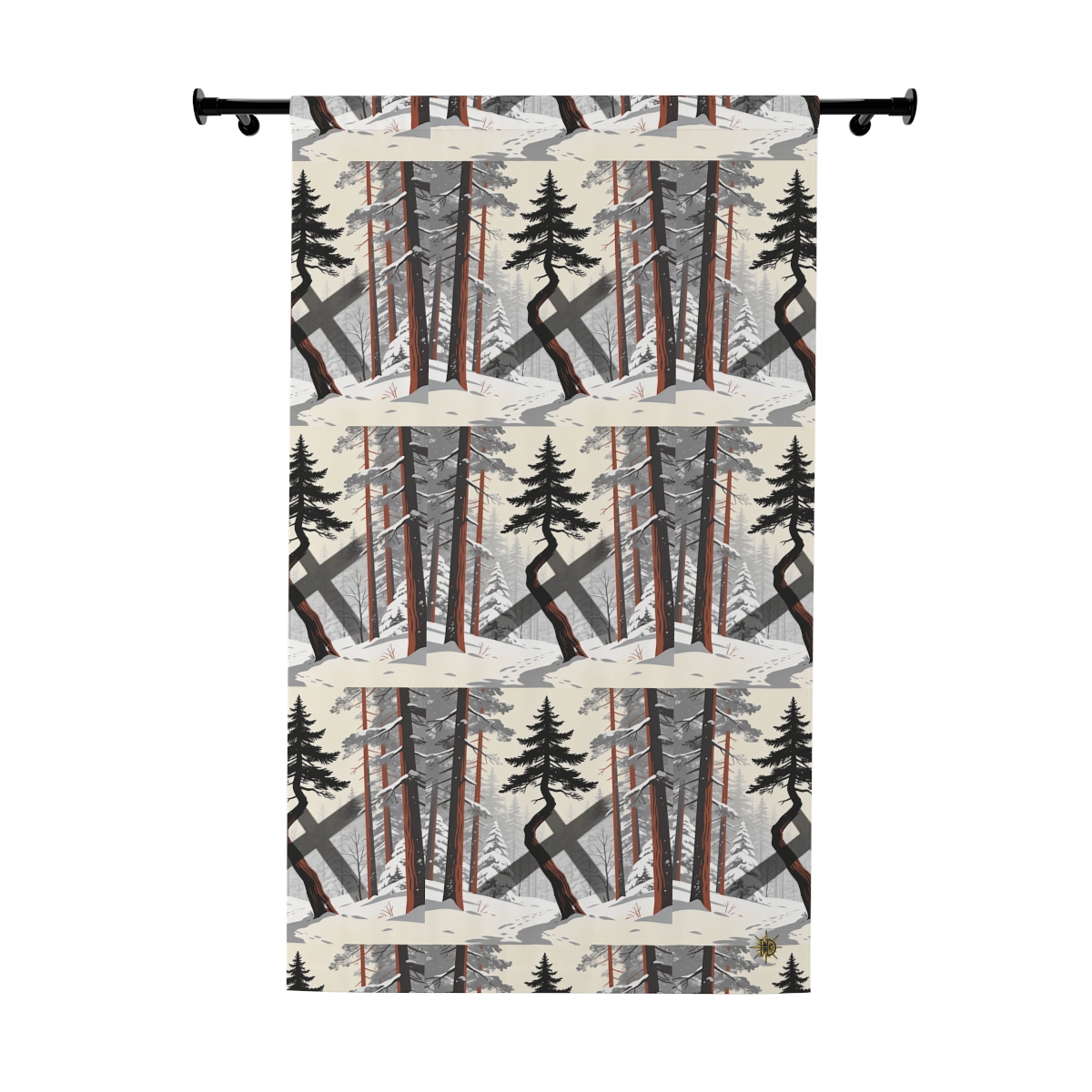 Original Art 1548 Blackout Window Curtain Panel