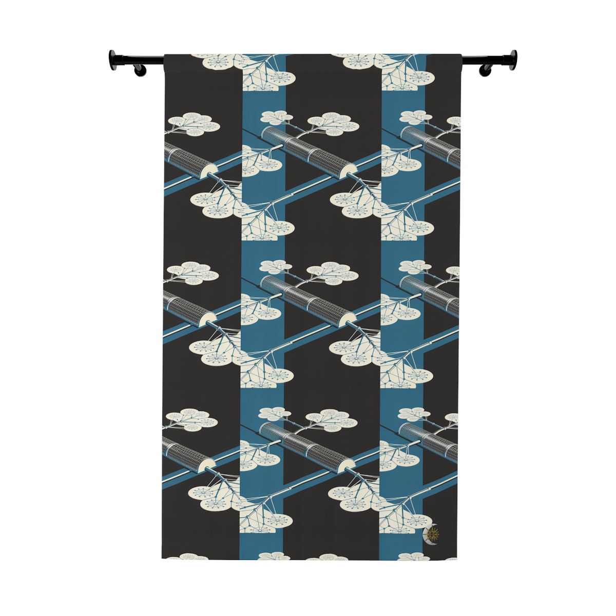Original Art 1554 Blackout Window Curtain Panel