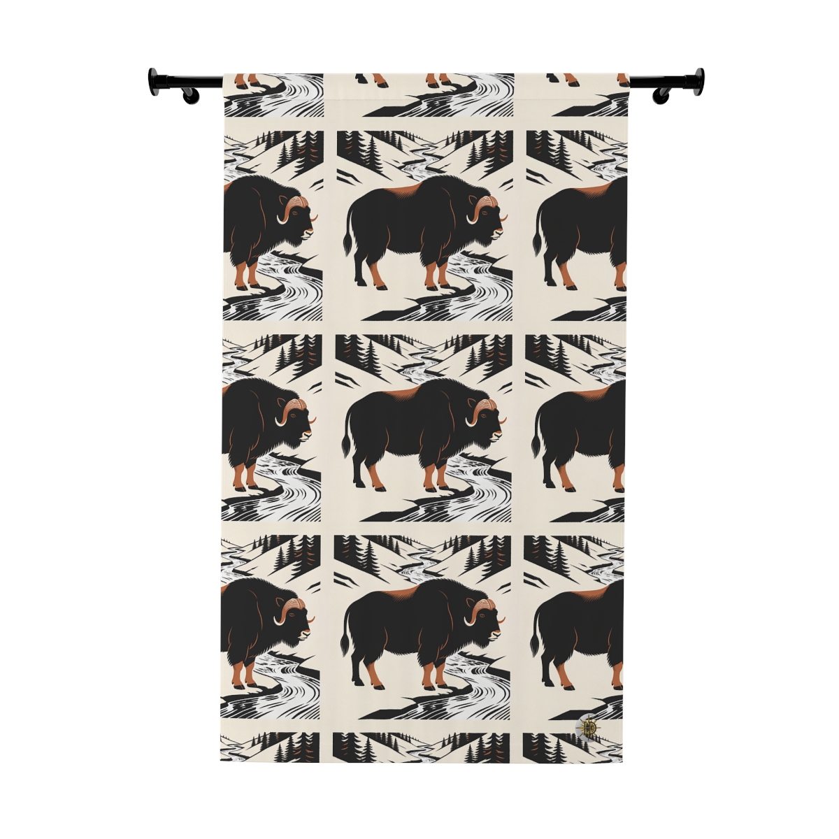 Original Art 1555 Blackout Window Curtain Panel