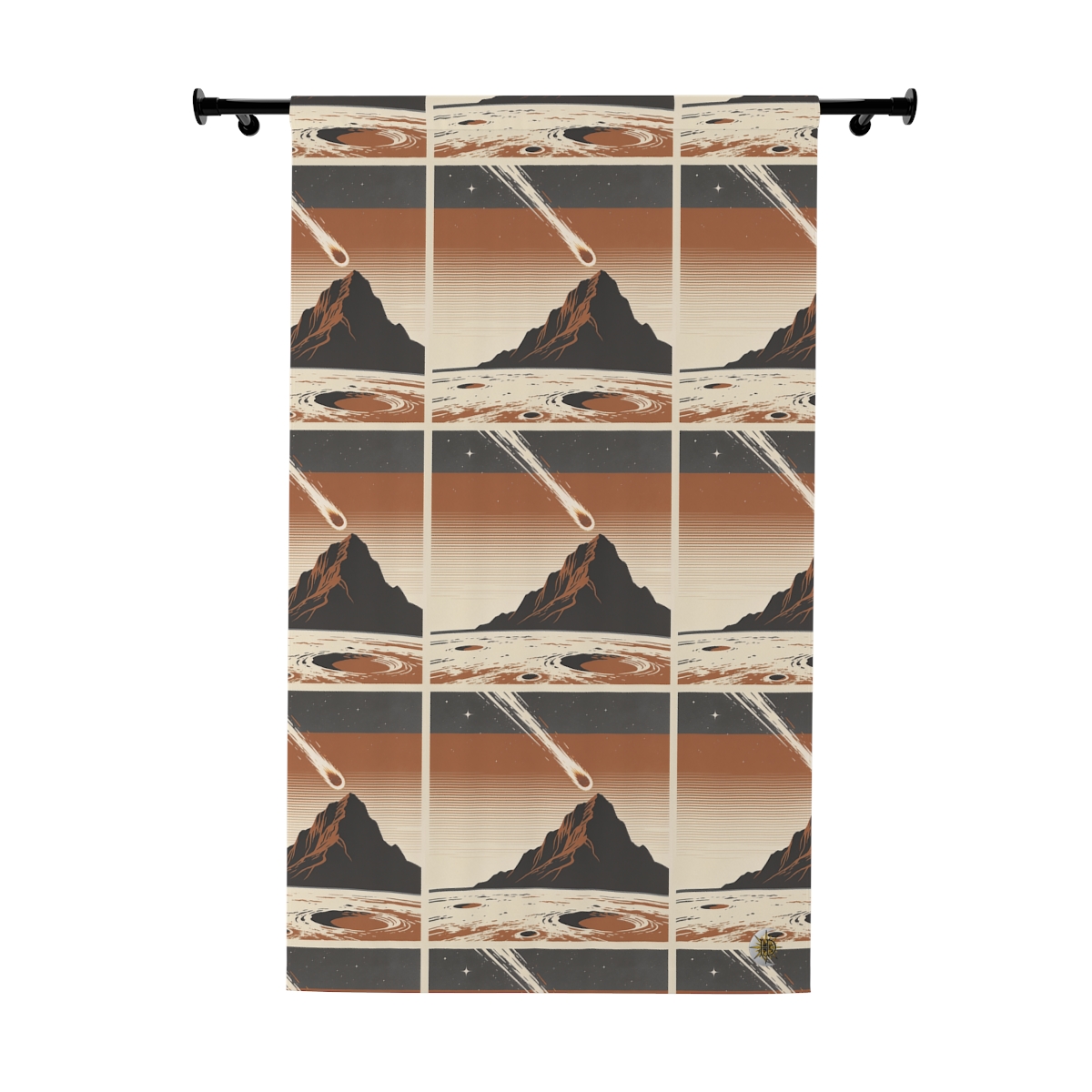 Original Art 1566 Blackout Window Curtain Panel
