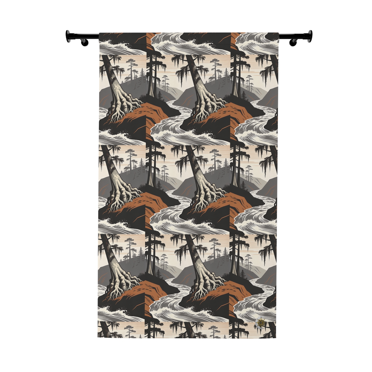 Original Art 1567 Blackout Window Curtain Panel