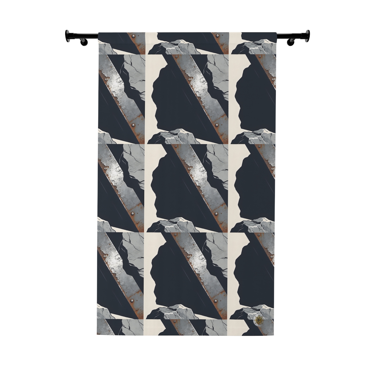 Original Art 1569 Blackout Window Curtain Panel