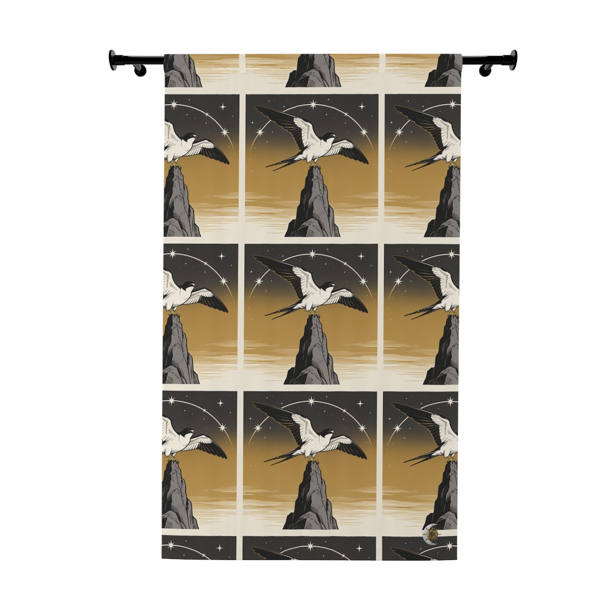 Original Art 1571 Blackout Window Curtain Panel