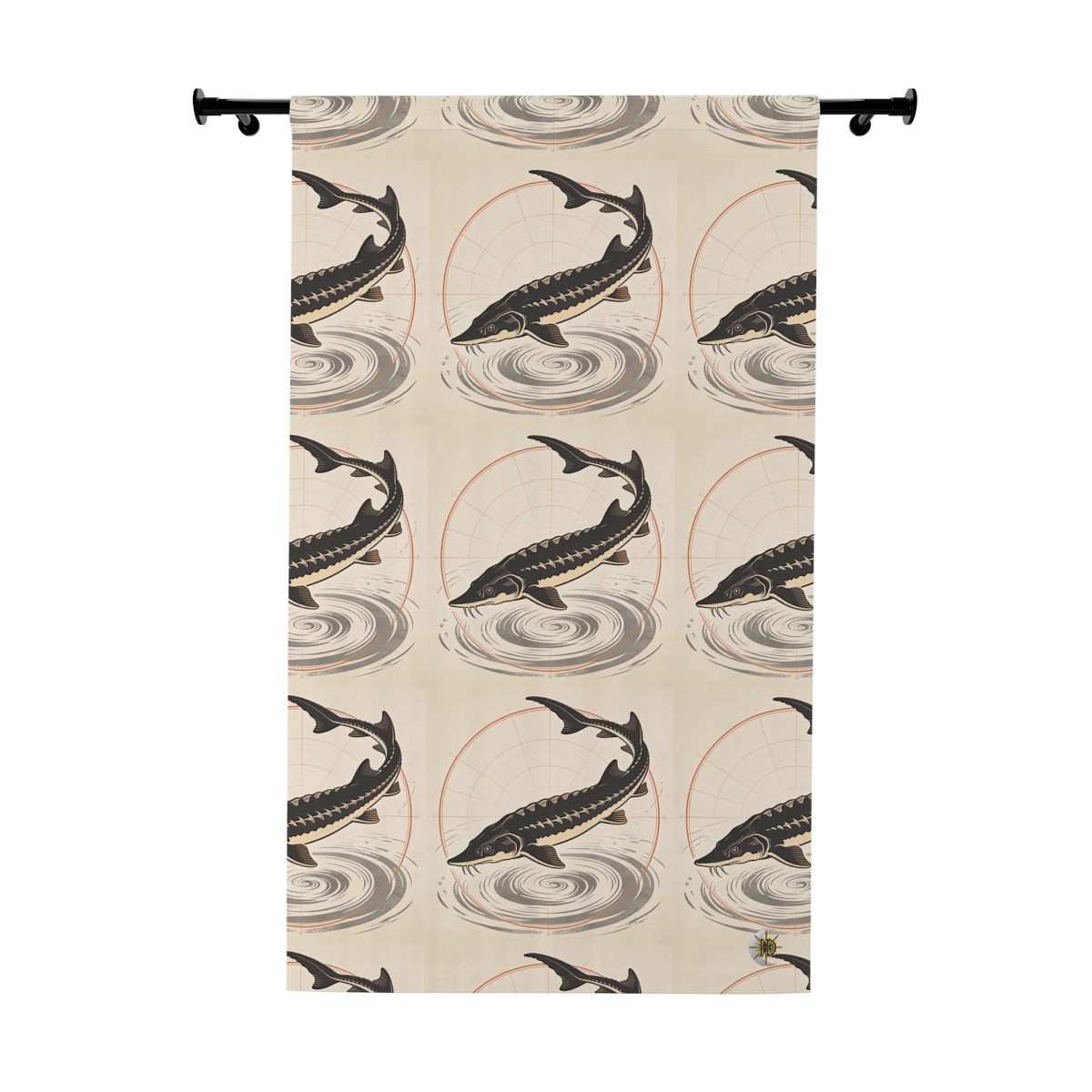 Original Art 1572 Blackout Window Curtain Panel