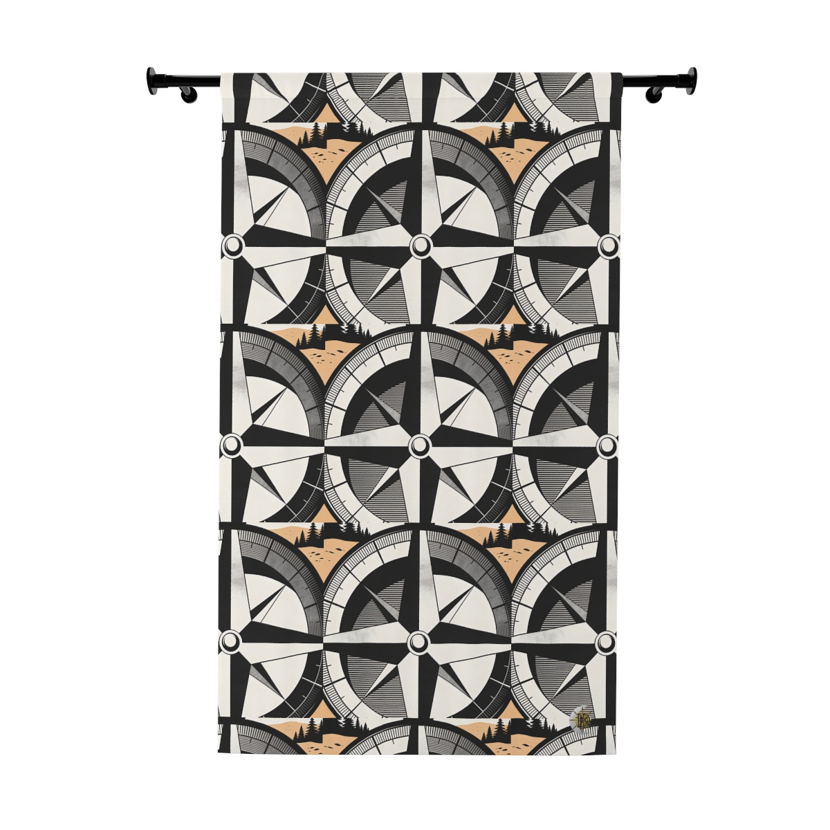 Original Art 1578 Blackout Window Curtain Panel