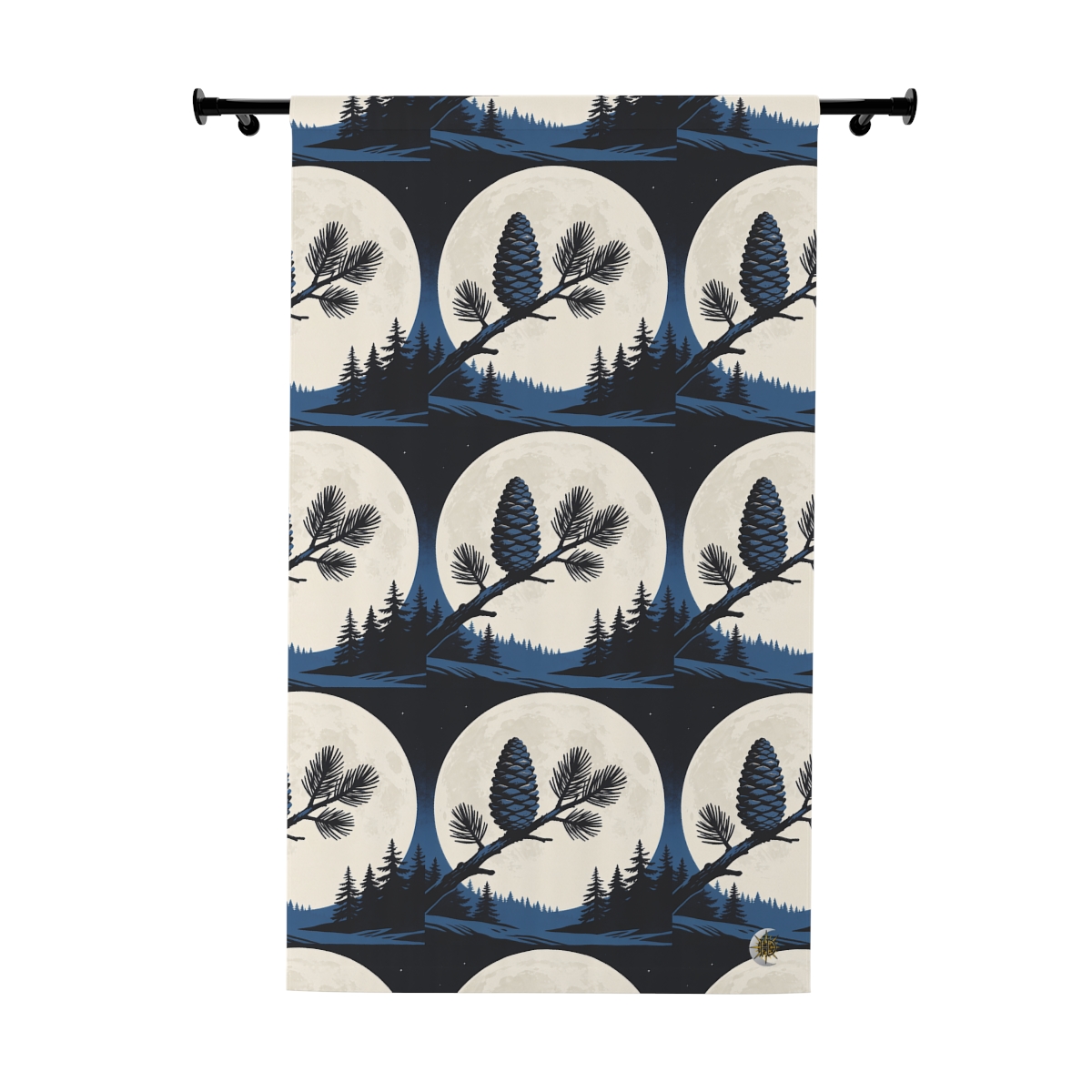 Original Art 1582 Blackout Window Curtain Panel