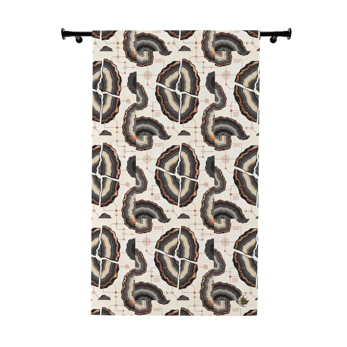Original Art 1584 Blackout Window Curtain Panel