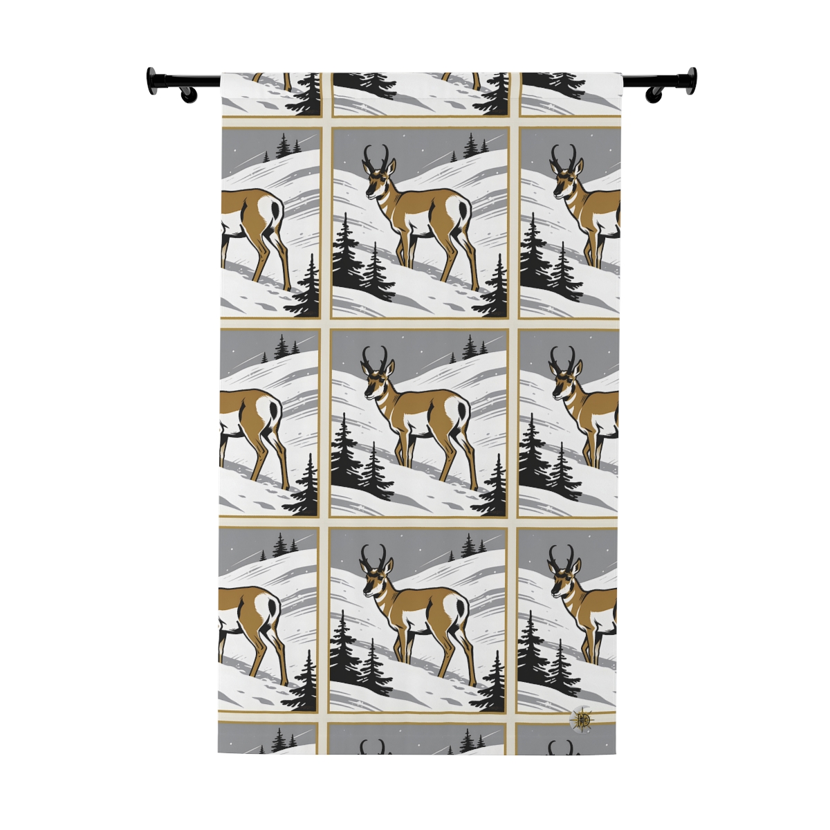 Original Art 1589 Blackout Window Curtain Panel