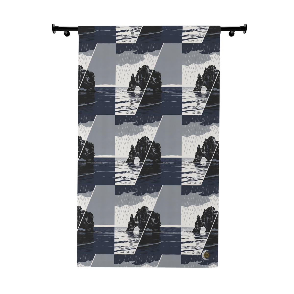 Original Art 1591 Blackout Window Curtain Panel