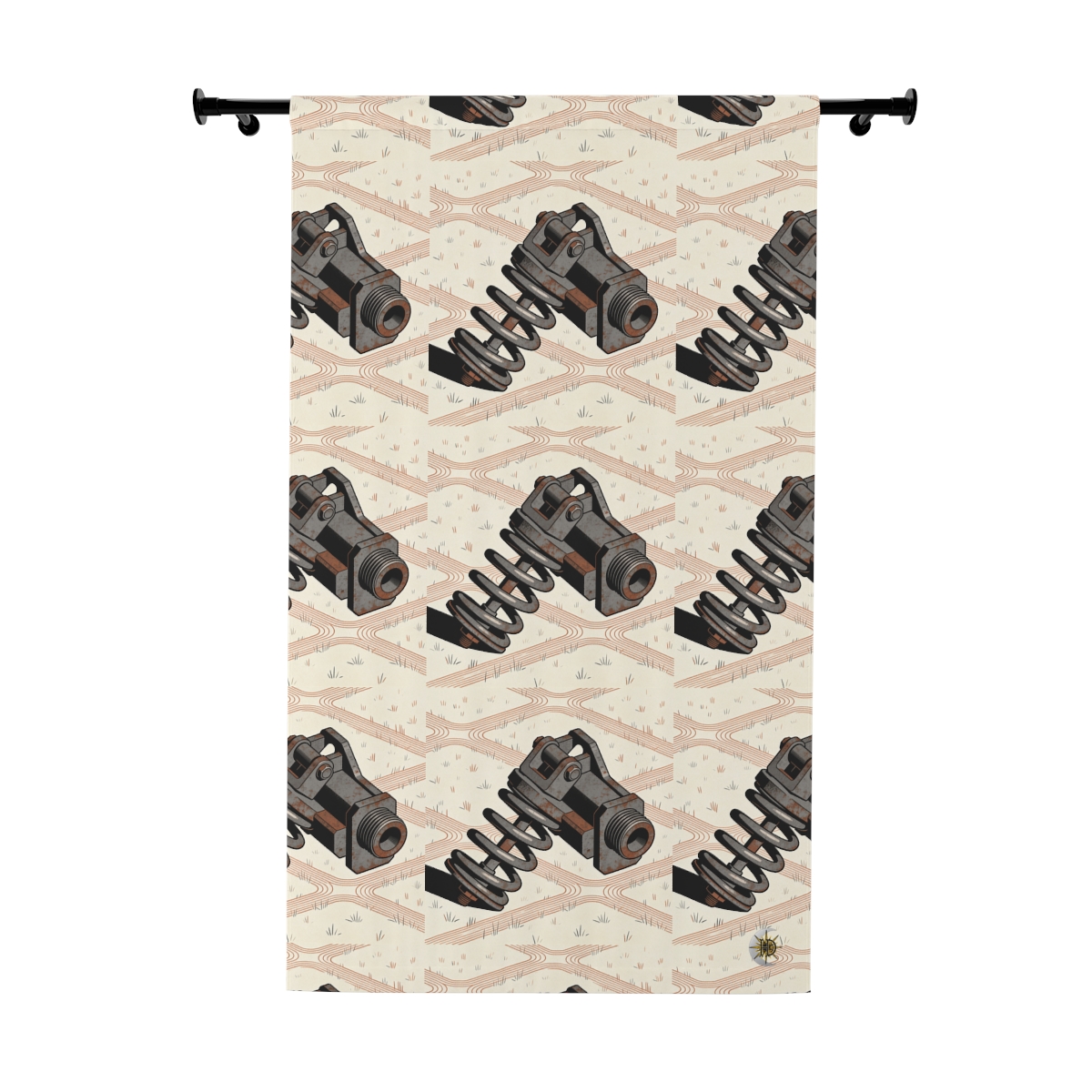 Original Art 1593 Blackout Window Curtain Panel