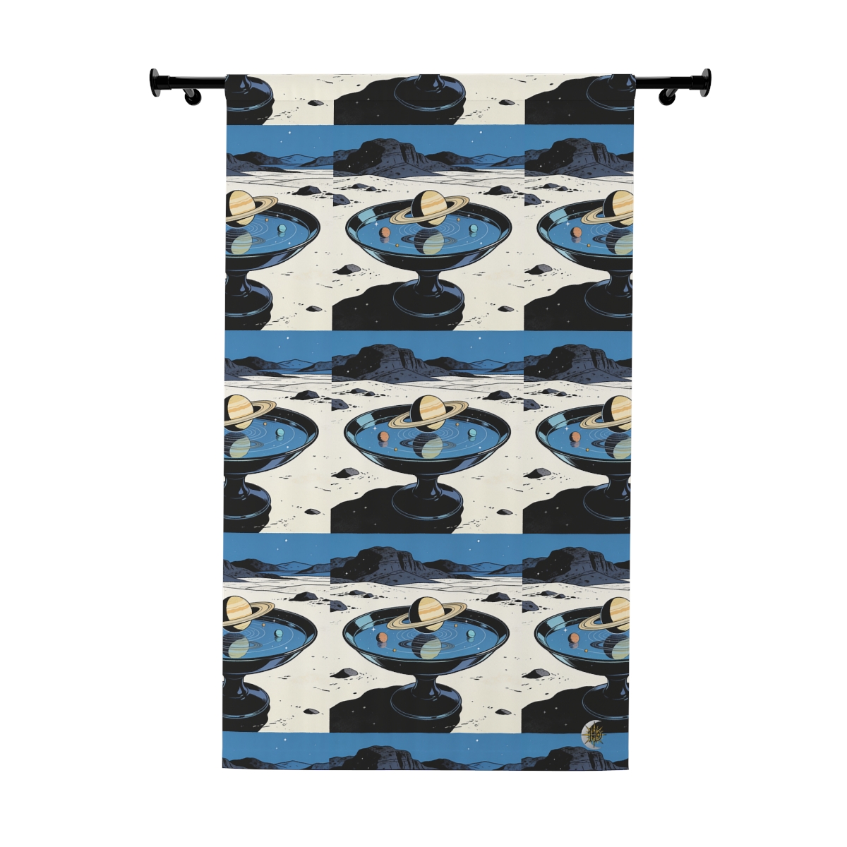 Original Art 1595 Blackout Window Curtain Panel
