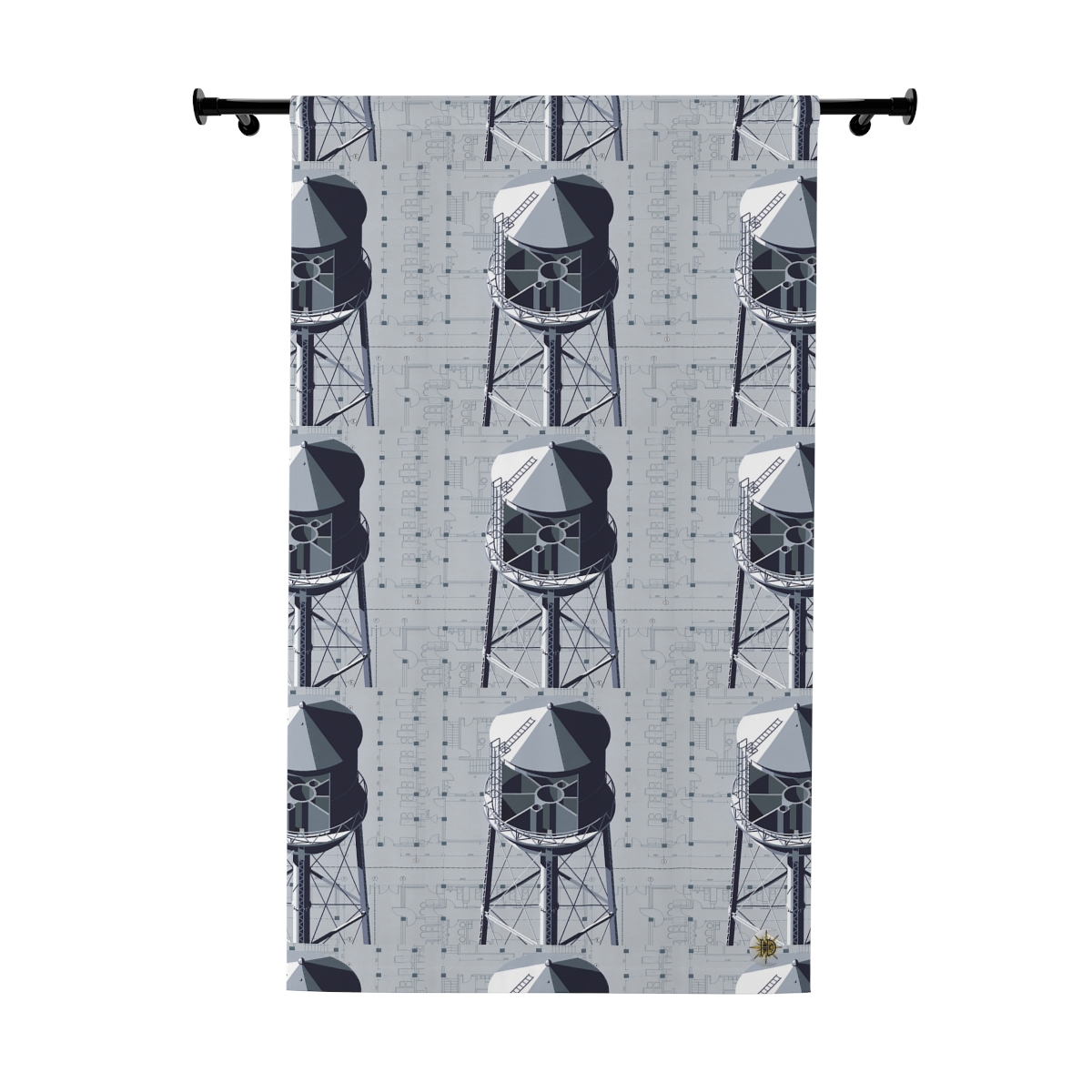 Original Art 1601 Blackout Window Curtain Panel