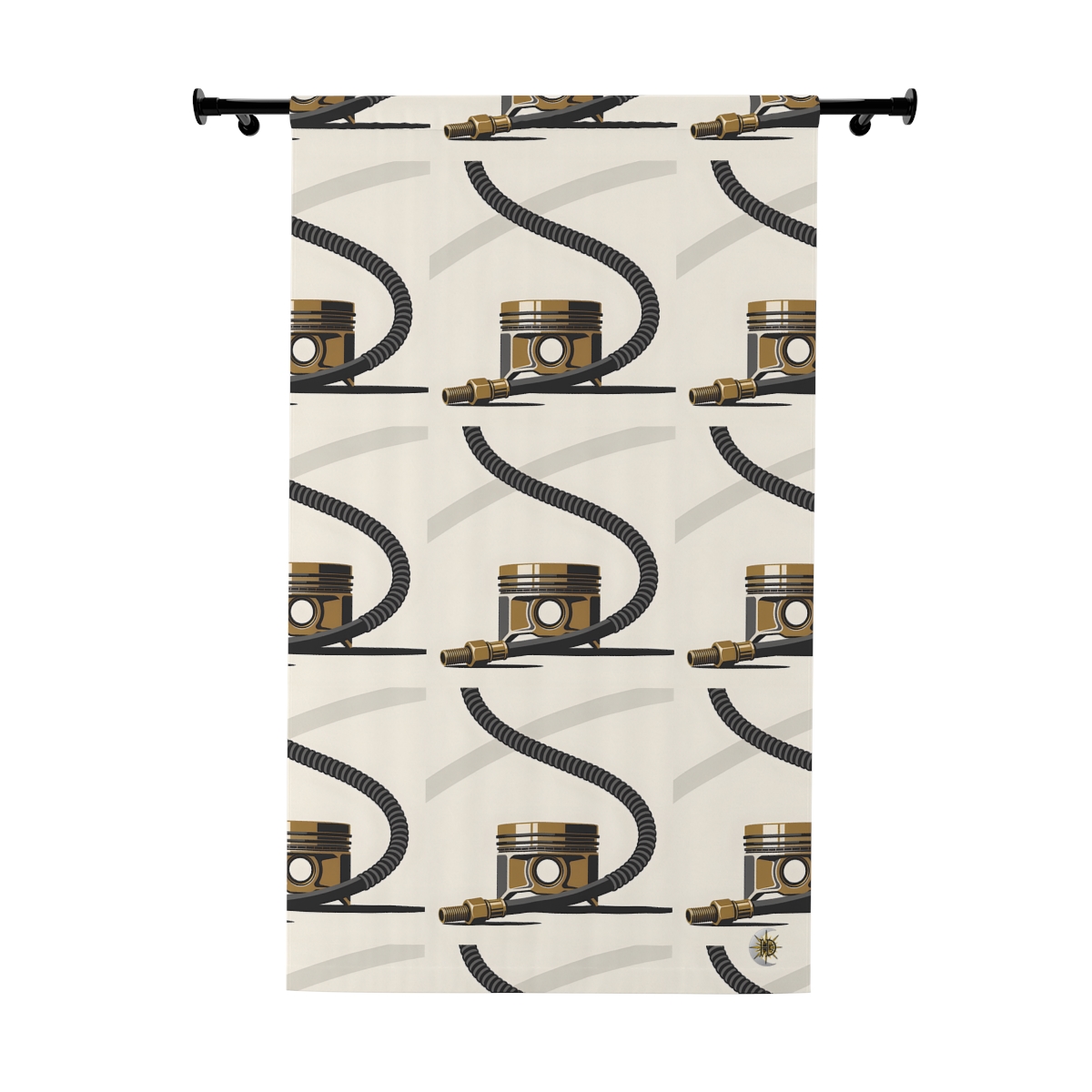 Original Art 1608 Blackout Window Curtain Panel
