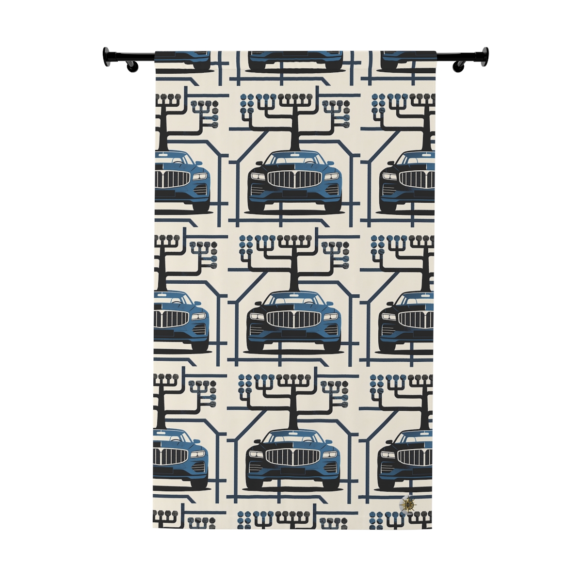 Original Art 1613 Blackout Window Curtain Panel