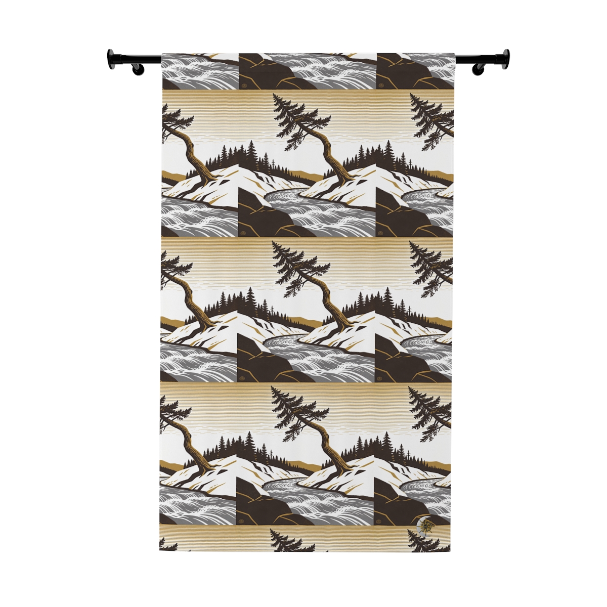 Original Art 1797 Blackout Window Curtain Panel
