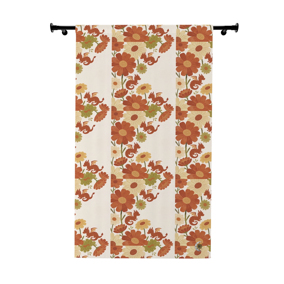 Original Art 7 Blackout Window Curtain Panel