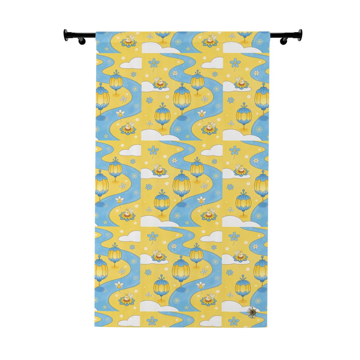 Original Art 74 Blackout Window Curtain Panel
