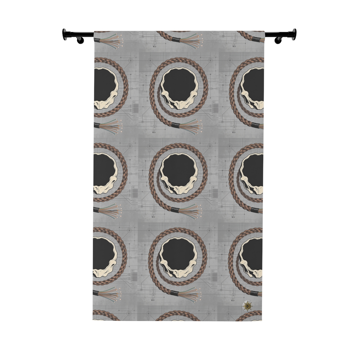 Original Art 117 Blackout Window Curtain Panel