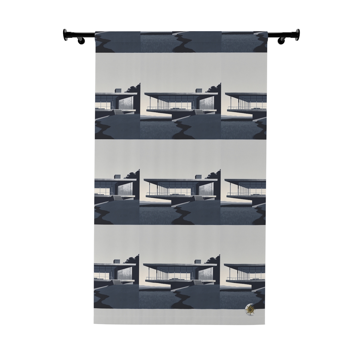 Original Art 134 Blackout Window Curtain Panel