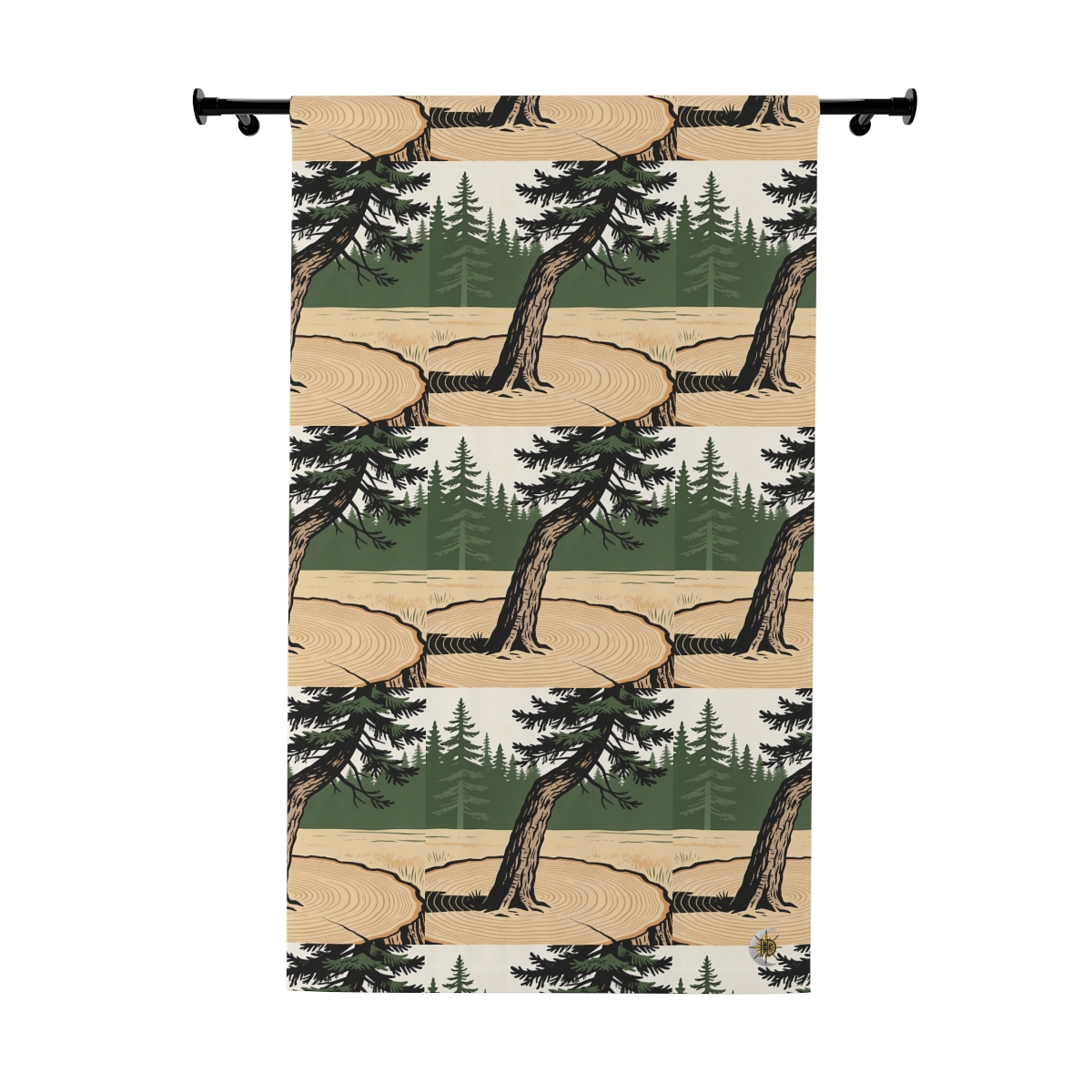 Original Art 1286 Blackout Window Curtain Panel