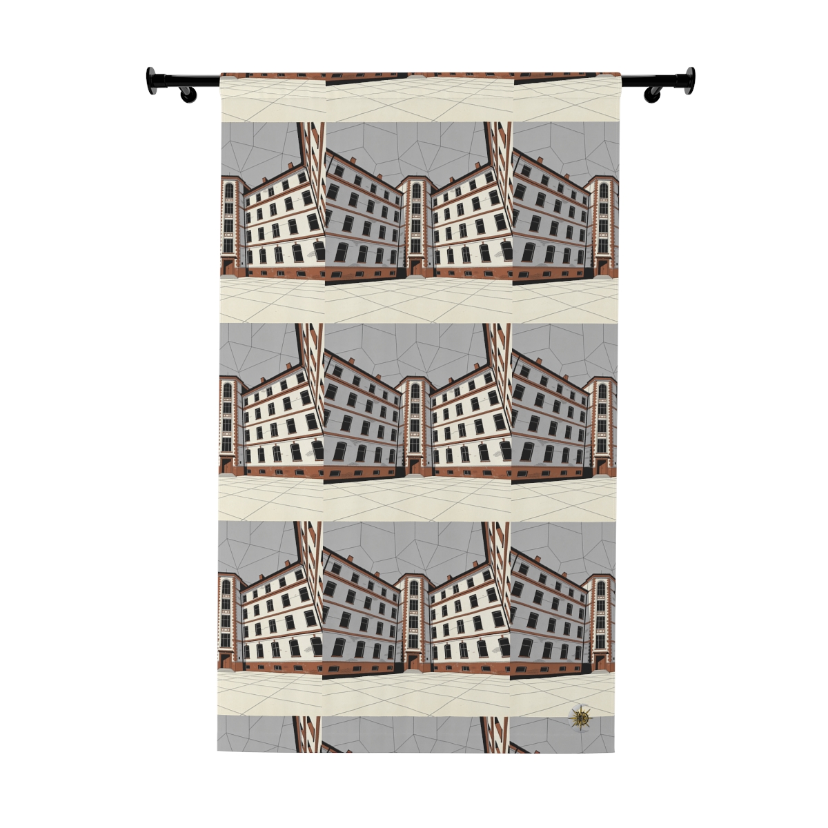 Original Art 1291 Blackout Window Curtain Panel