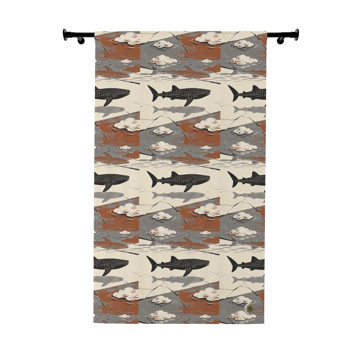 Original Art 1296 Blackout Window Curtain Panel