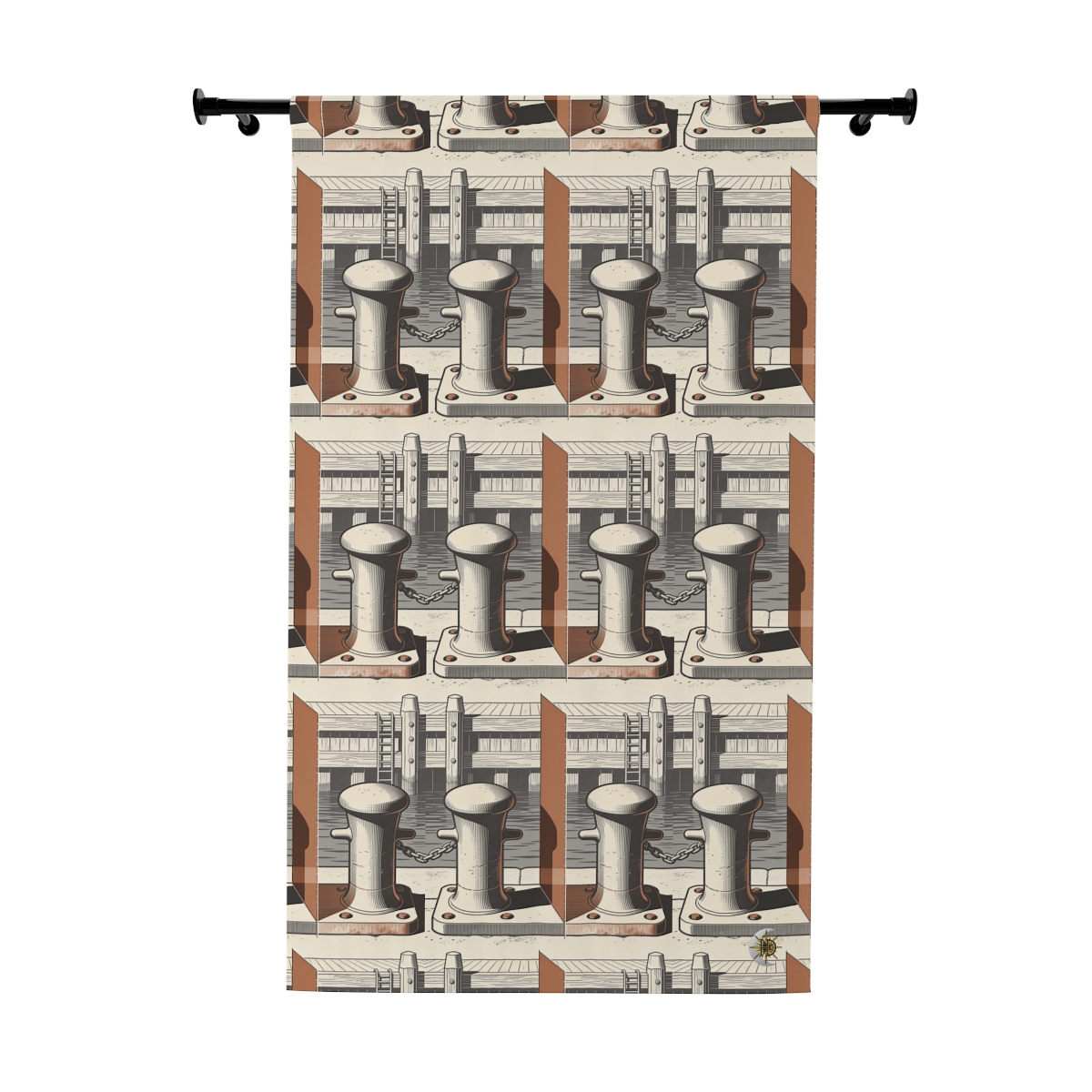 Original Art 1298 Blackout Window Curtain Panel