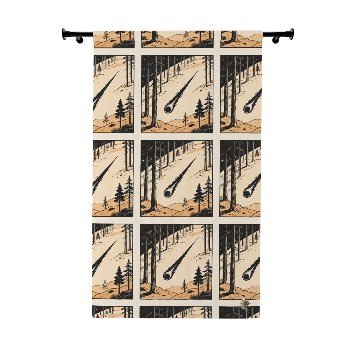 Original Art 1305 Blackout Window Curtain Panel