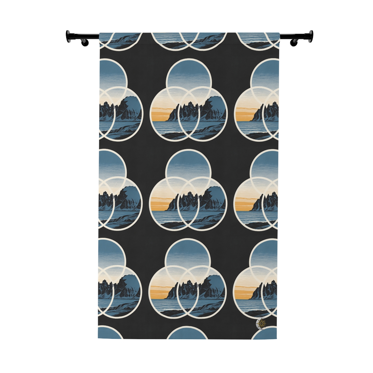 Original Art 1317 Blackout Window Curtain Panel