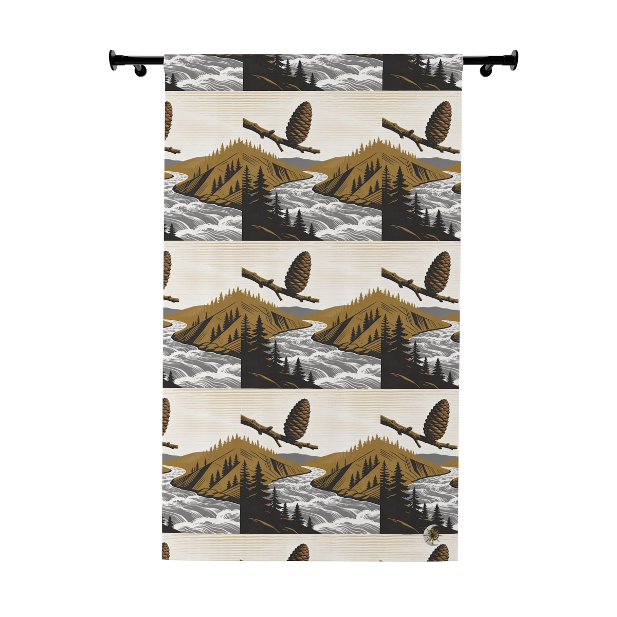 Original Art 1321 Blackout Window Curtain Panel