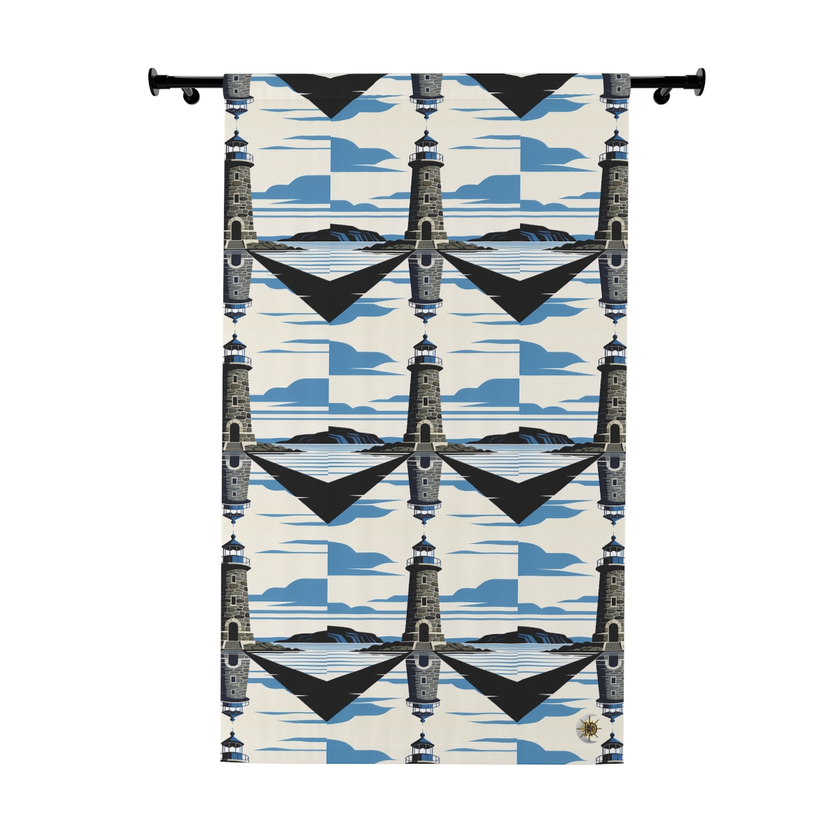 Original Art 1322 Blackout Window Curtain Panel