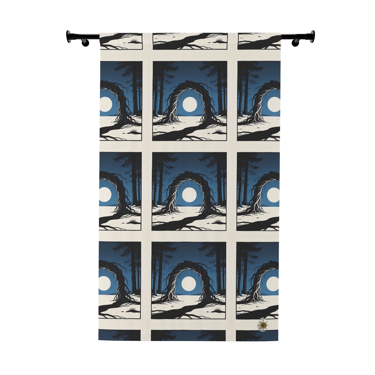 Original Art 1335 Blackout Window Curtain Panel