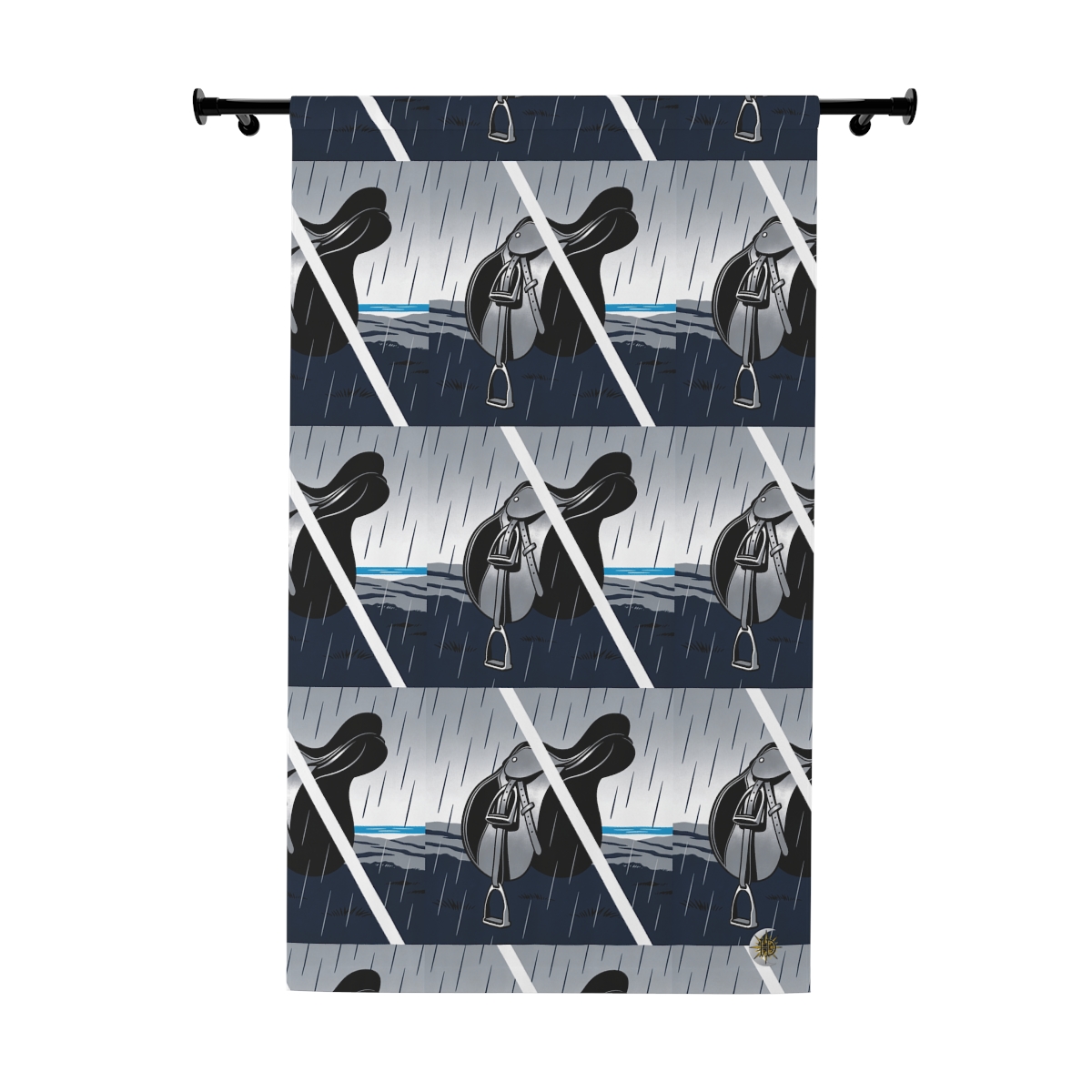 Original Art 1345 Blackout Window Curtain Panel