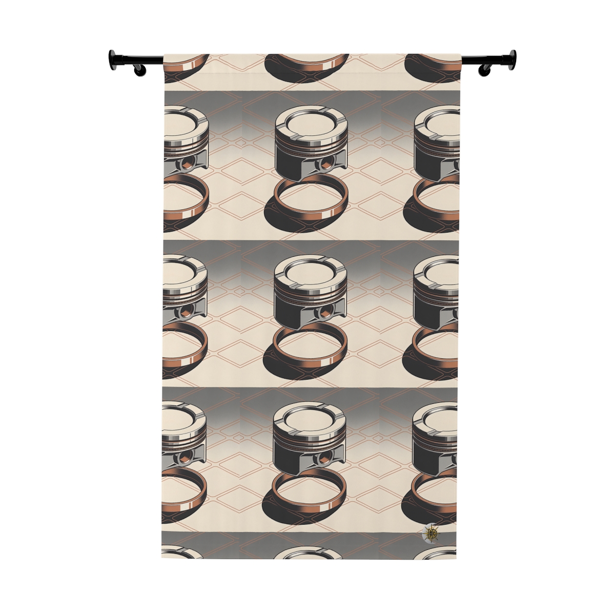 Original Art 1347 Blackout Window Curtain Panel