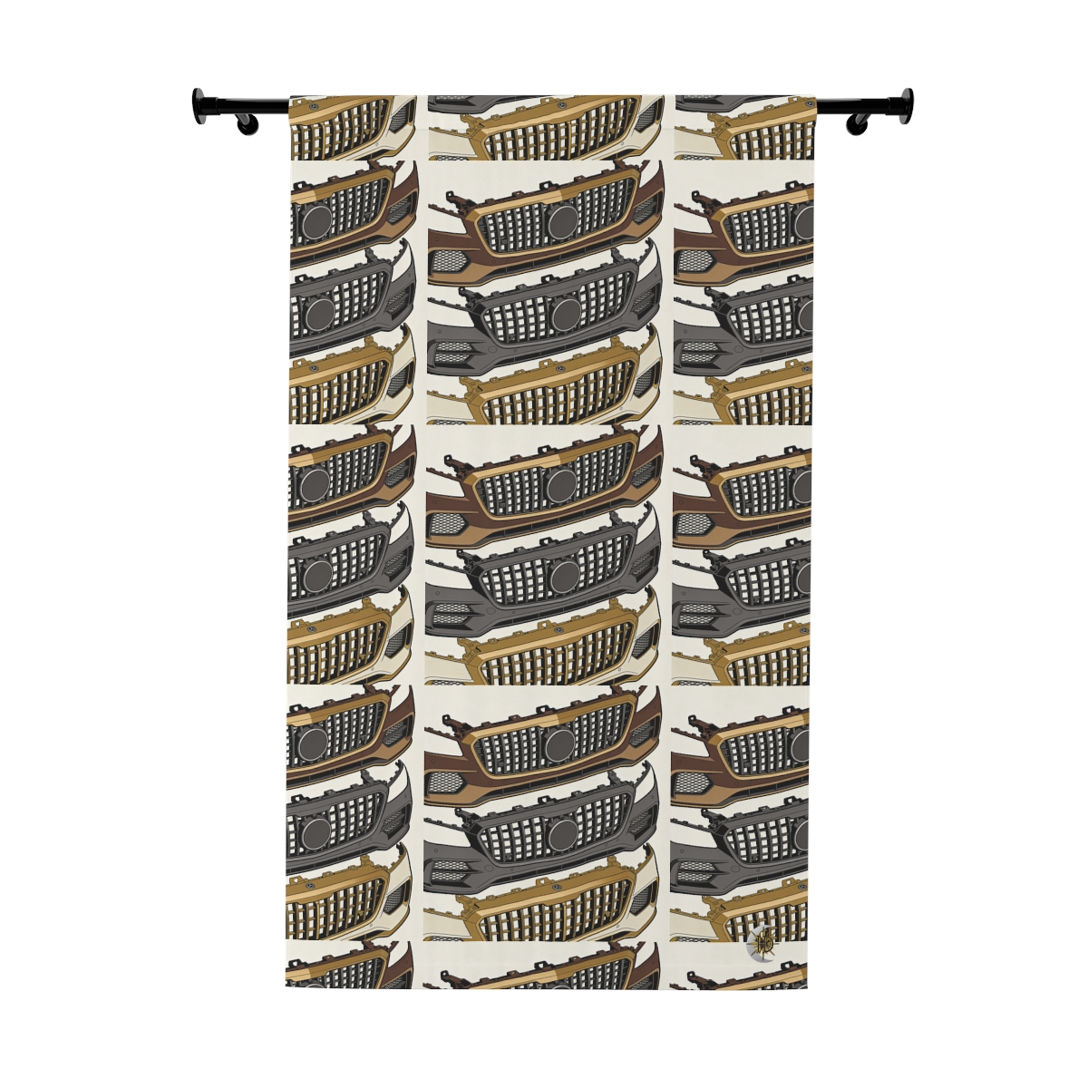 Original Art 1352 Blackout Window Curtain Panel