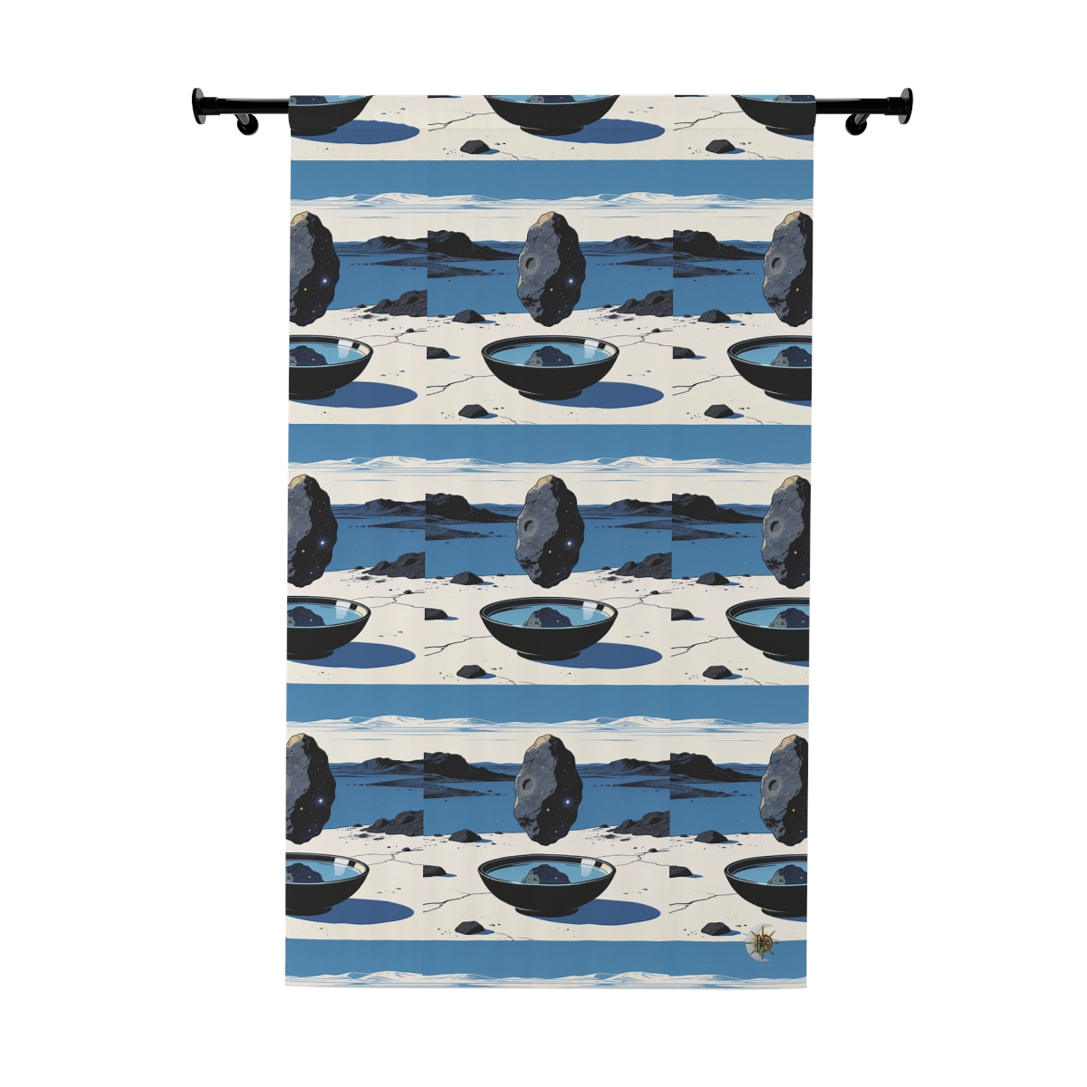Original Art 1353 Blackout Window Curtain Panel