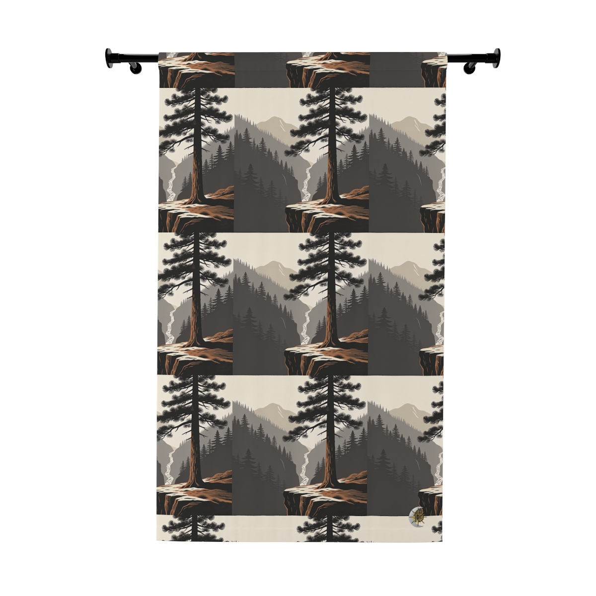 Original Art 1354 Blackout Window Curtain Panel