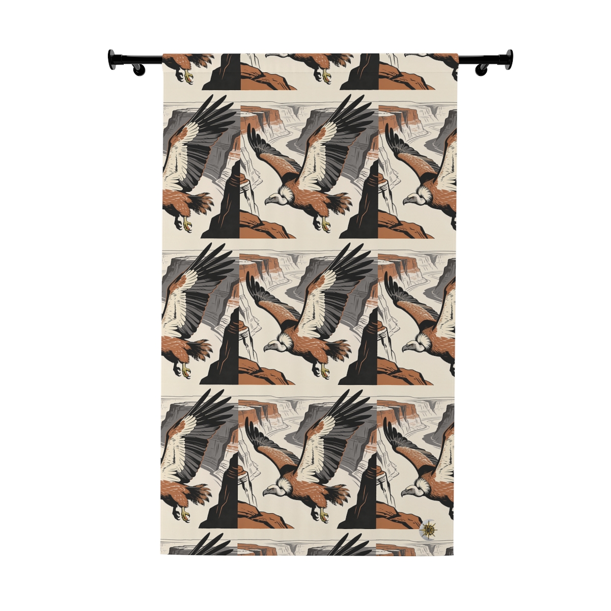Original Art 1359 Blackout Window Curtain Panel