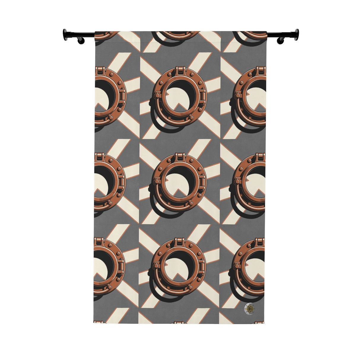 Original Art 1368 Blackout Window Curtain Panel