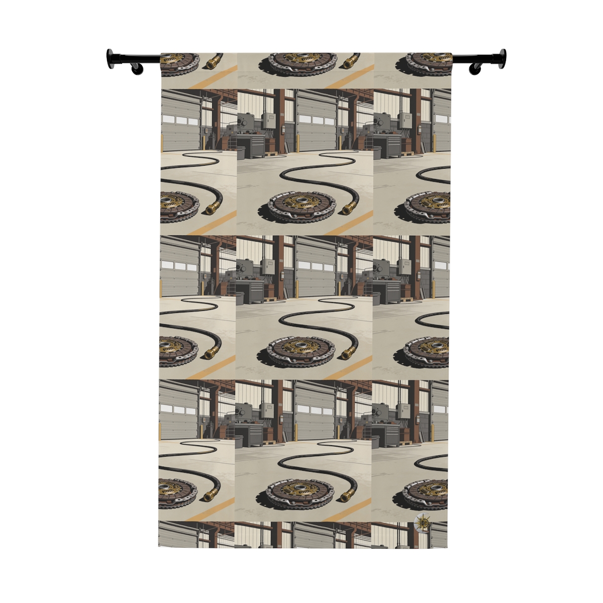 Original Art 1369 Blackout Window Curtain Panel