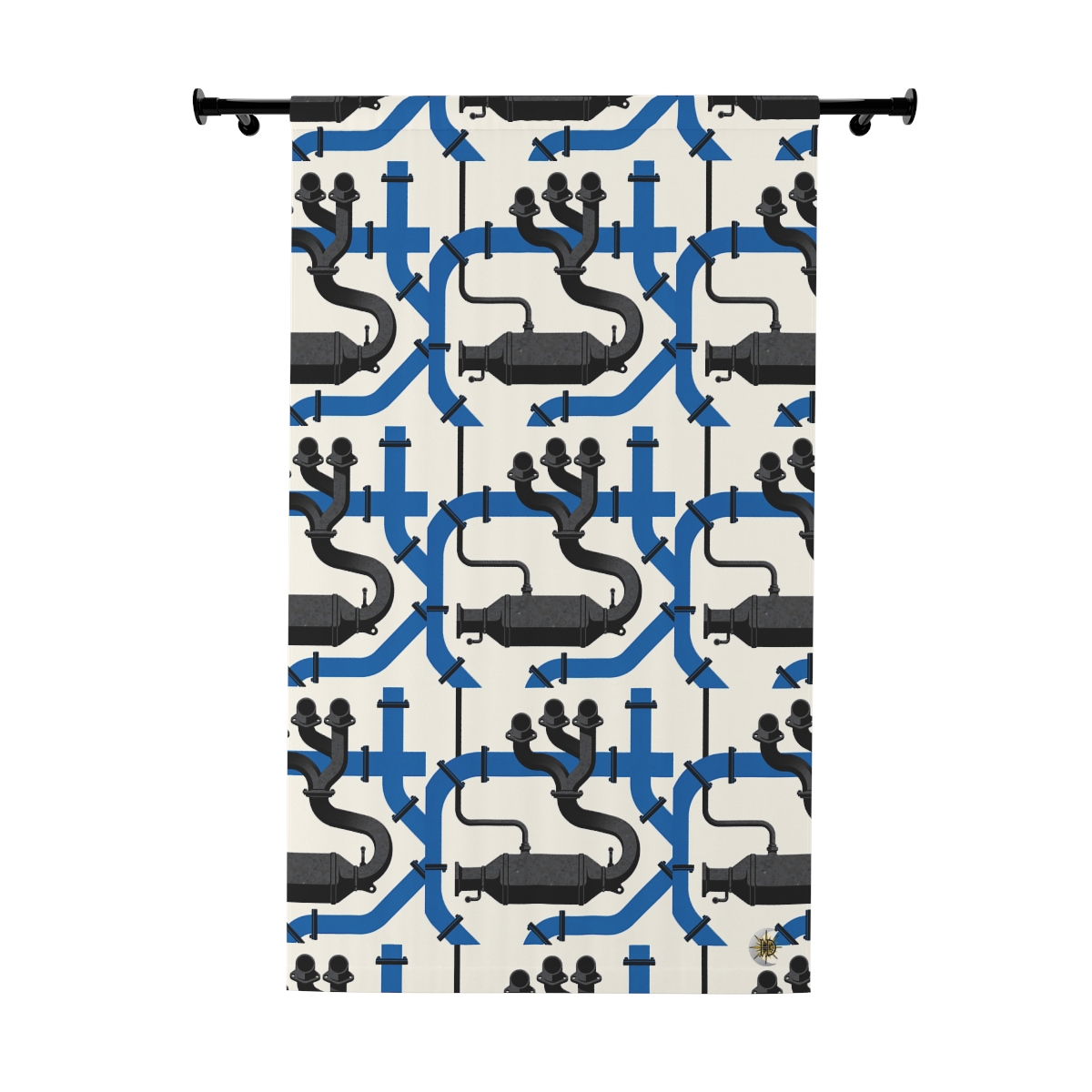 Original Art 1370 Blackout Window Curtain Panel