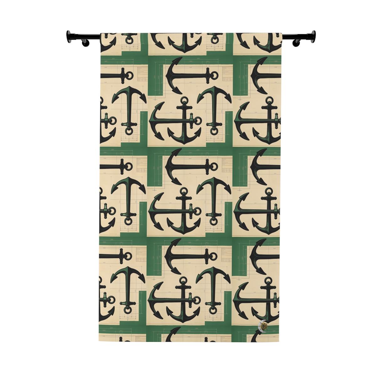 Original Art 1385 Blackout Window Curtain Panel