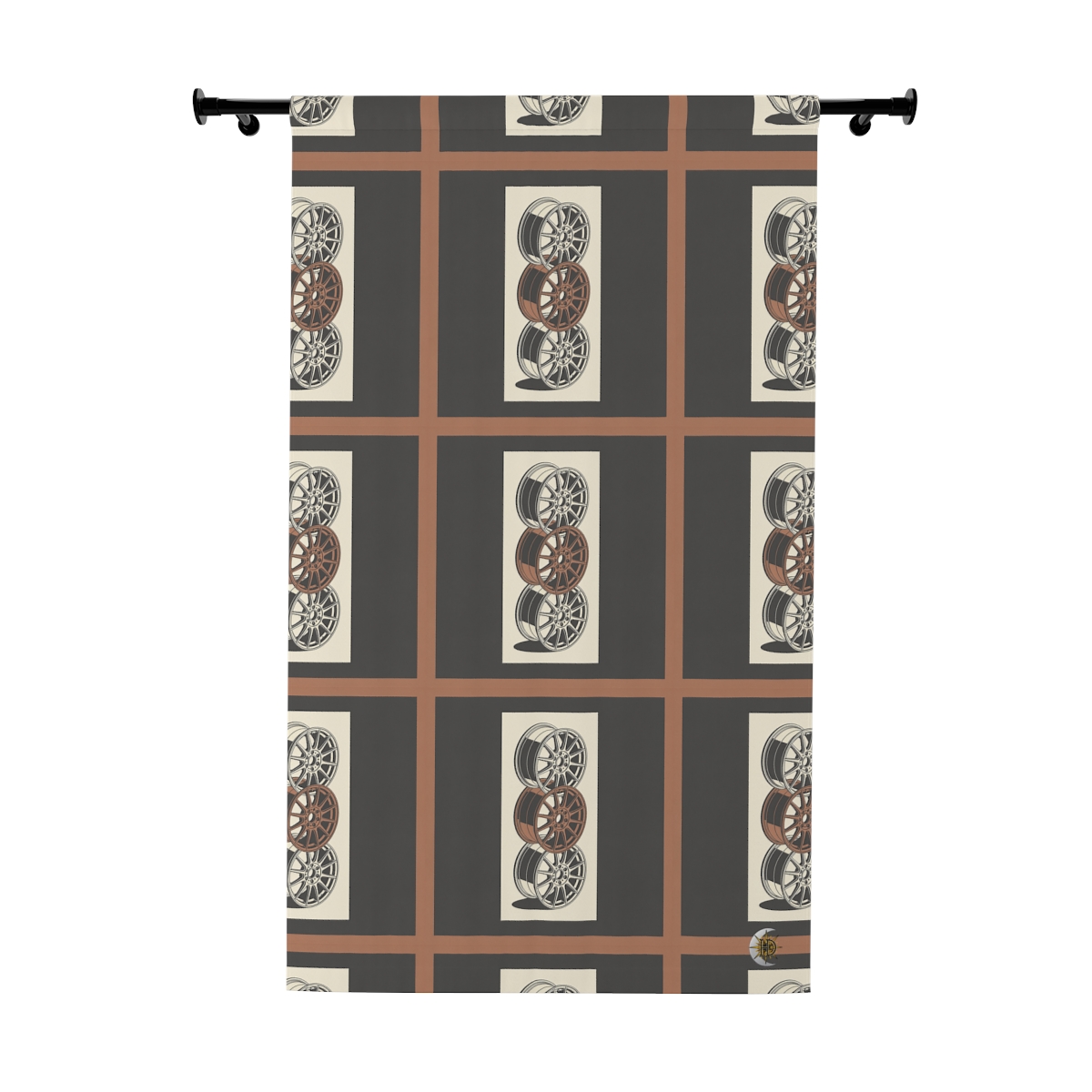 Original Art 1387 Blackout Window Curtain Panel