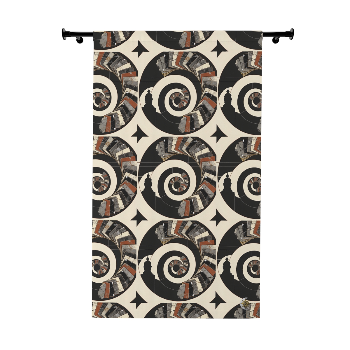 Original Art 1397 Blackout Window Curtain Panel