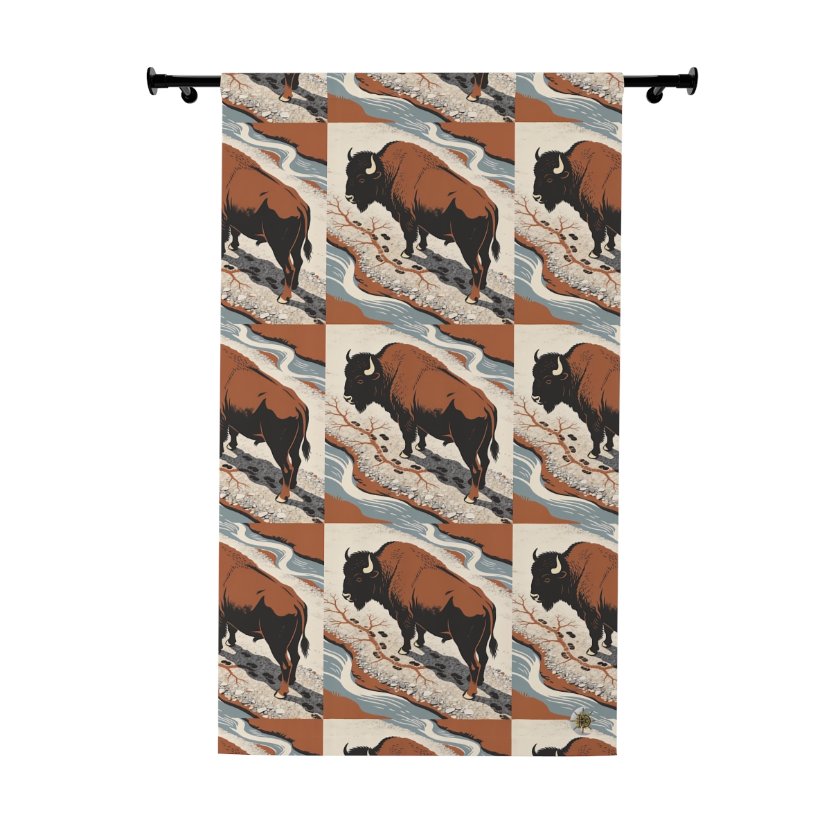 Original Art 1398 Blackout Window Curtain Panel