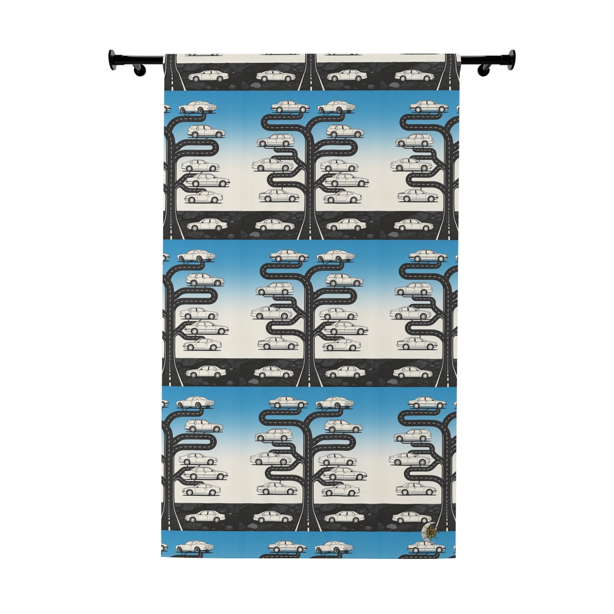Original Art 1409 Blackout Window Curtain Panel