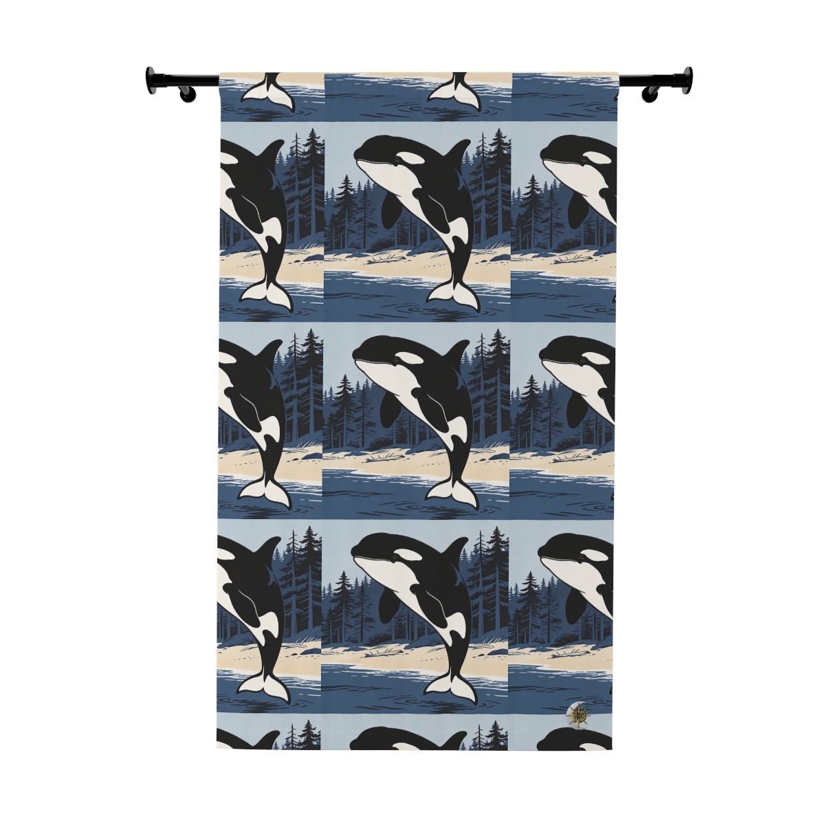 Original Art 1415 Blackout Window Curtain Panel