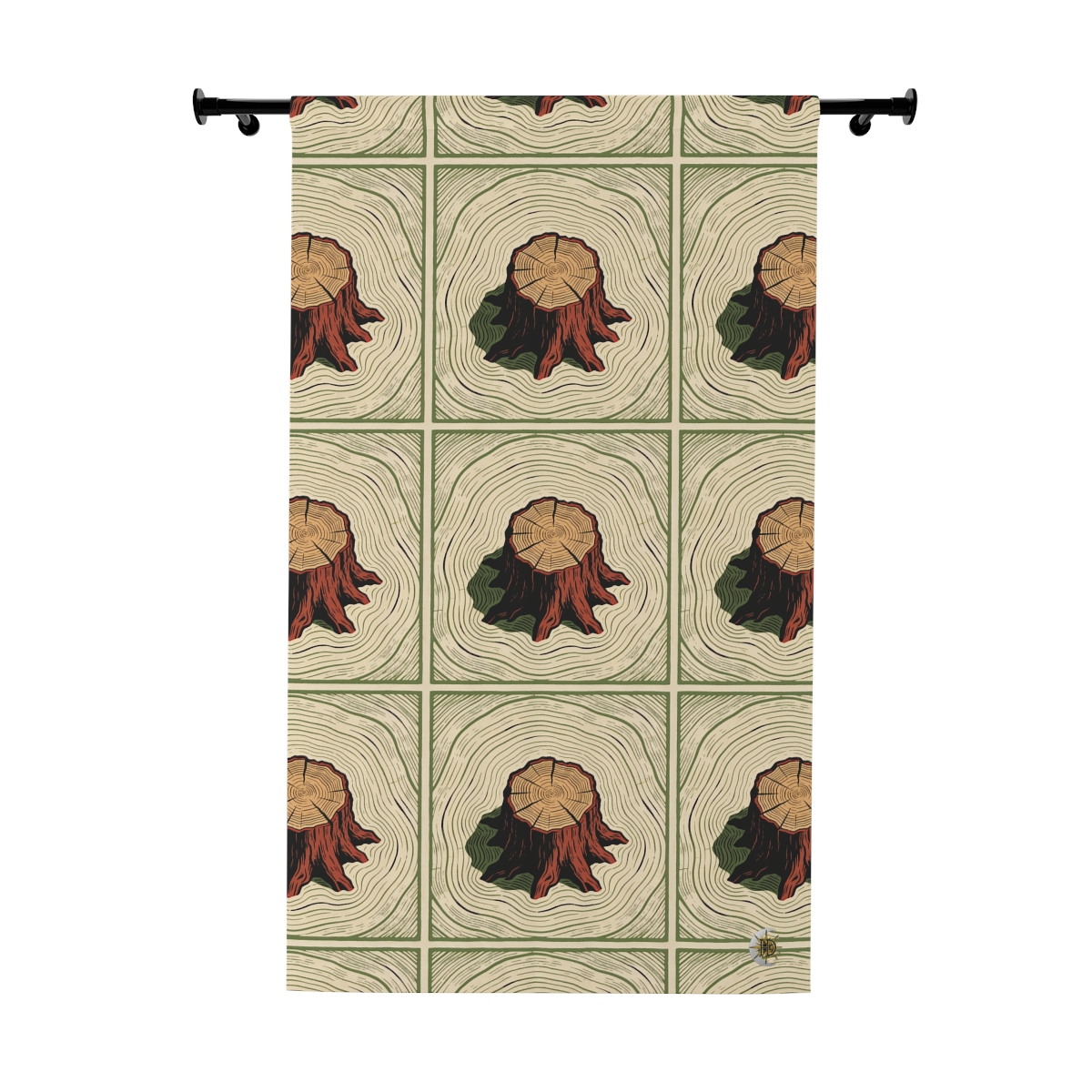 Original Art 1426 Blackout Window Curtain Panel